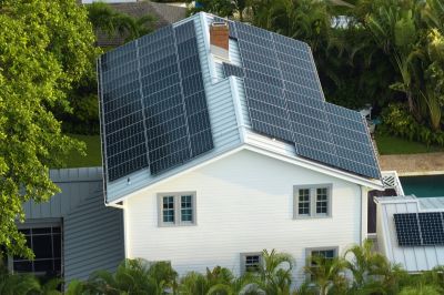 Home with Solar Energy System